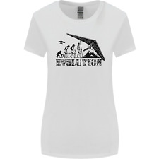 Hang Gliding Evolution Funny Hang Glider Womens Wider Cut T-Shirt