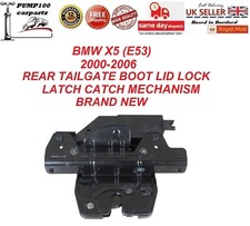 BOOT LOCK FOR BMW X5 E53 2000-2006 REAR TAILGATE  LID  LATCH CATCH MECHANISM