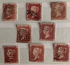 SALE QV 8 used Penny Reds SG 40 Stars Perf. 14 WM Large Crown (lot Z1144)