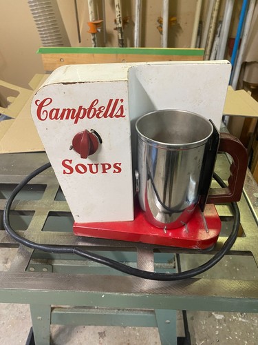 Vintage campbell soup warmer - soup,