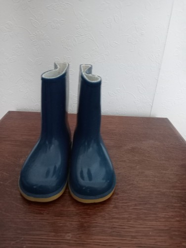 Blue dunlop wellington boot - blue,