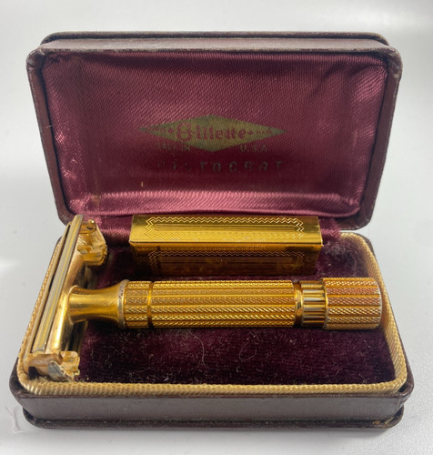 Vintage gillette gold tone - gillette,