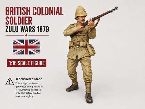 British colonial soldier zulu - british,