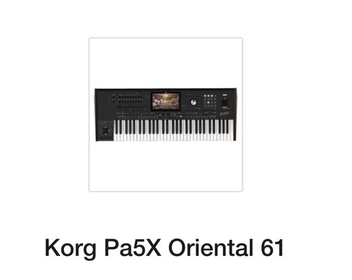Korg pa5x 61 key - korg,