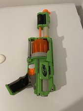 Nerf Dart Tag Gun Blaster Tested Working Green with Capacity Of 10 Darts (Box 21