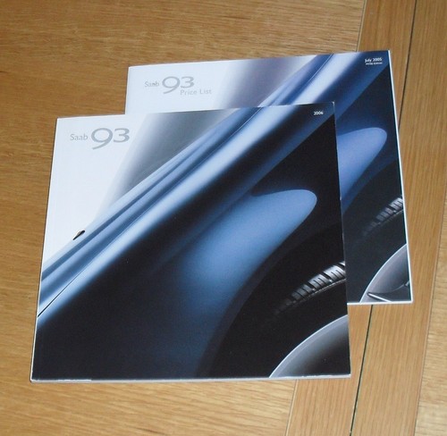 Saab brochure set - 93, 2005-2006