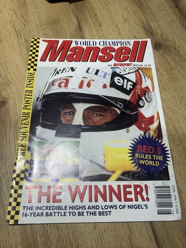 Nigel mansell world champion - mansell,