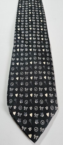 Vintage moschino silk tie - moschino,