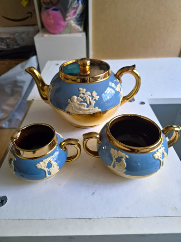 Gibson blue gold ceramic - gibson,