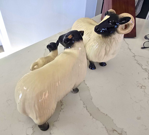 Ceramic pottery sheep - ceramic/pottery,