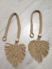 Beautiful Macrame Curtain Tie