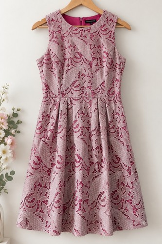 Warehouse dress pink - uk,