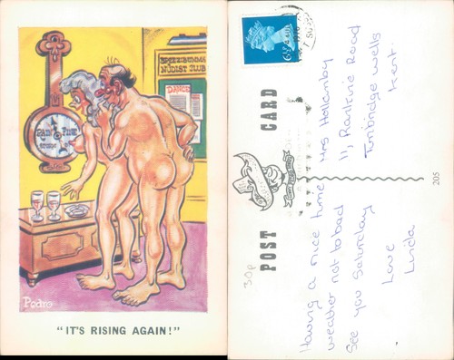 Nudist club cartoon 1992