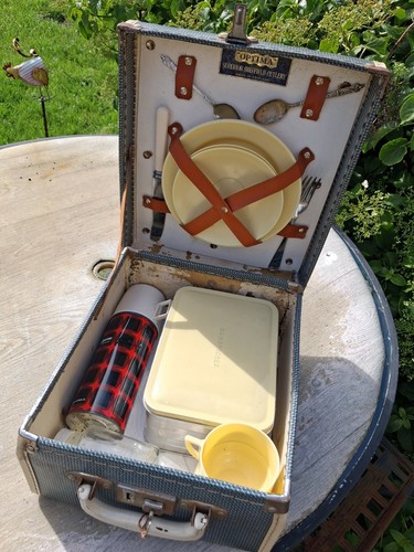 Vintage optima picnic hamper - optima,