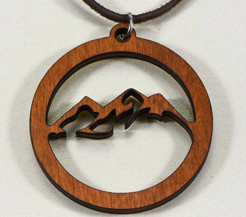 Laser engraved necklace - laser,