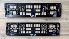 New x2 FORD Car Number Plate Surrounds Holders Frames UV Print  Authentic