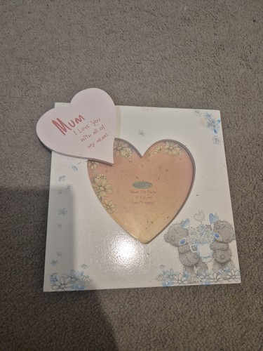 Mum white heart - heart, frame