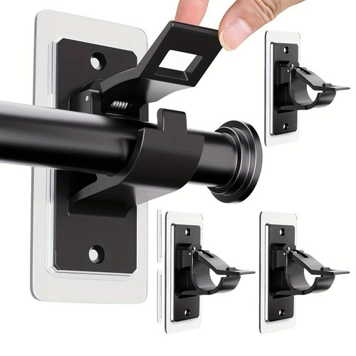 Self adhesive curtain rod - self,