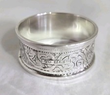 Sterling silver napkin ring