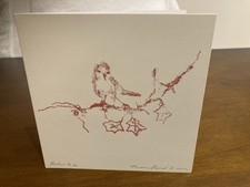 Tracey Emin Christmas Cards Pack of 5 Robin Sez