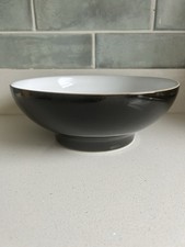 Denby - Jet Black - Footed Serving Bowl 