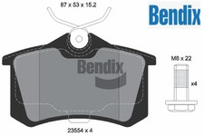 REAR BRAKE PADS SET LEFT &