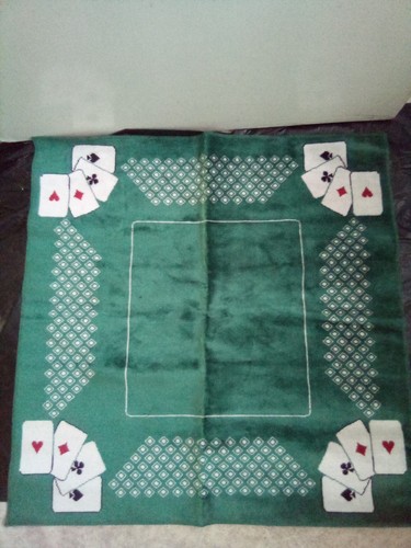 Poker mat green 26 used - mat,