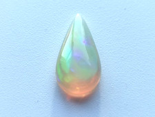 3.35 Ct Ethiopian Welo Opal Pear Cut – Faceted Natural Crystal Fire Loose Gem
