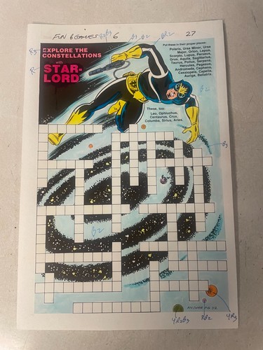 Starlord art original - art, comic