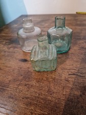 Victorian inkwells bottles - 3,