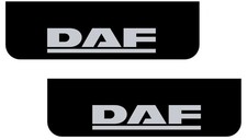 DAF Lorry HGV Truck Mudflaps 200x650 Pair Rubber Mud Flaps Embossed Logo