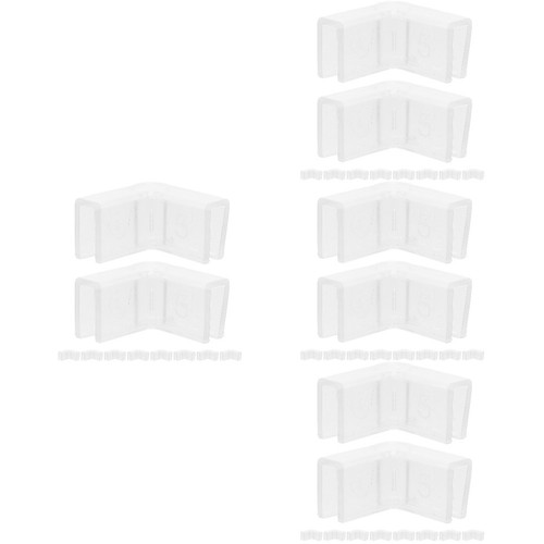 40pcs transparent corner - transparent,