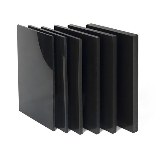 Abs black plastic sheet diy - black,
