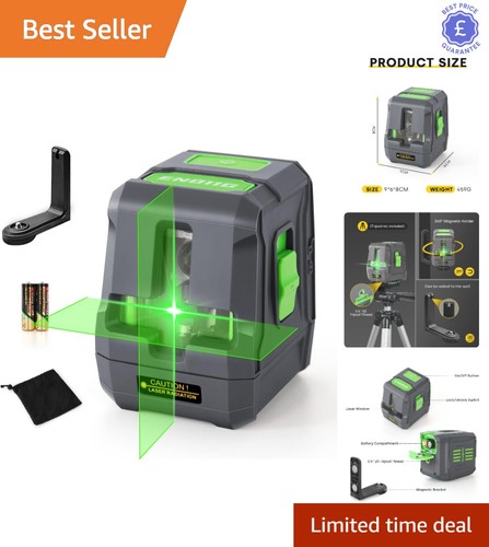 Portable 25m green laser level - laser,