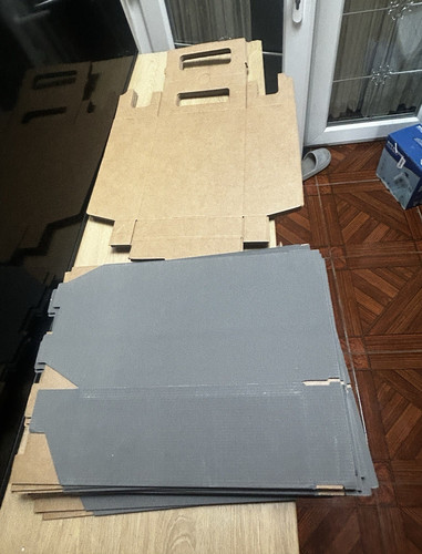 Flat pack postal boxes - flat,