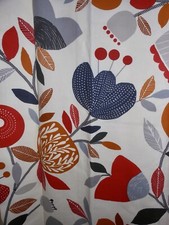 FABULOUS BRAND NEW DESIGNER BESPOKE POMEGRANATE TRAIL SCARLET VERY LONG CURTAINS