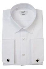 Xact Mens Plain Poplin Formal