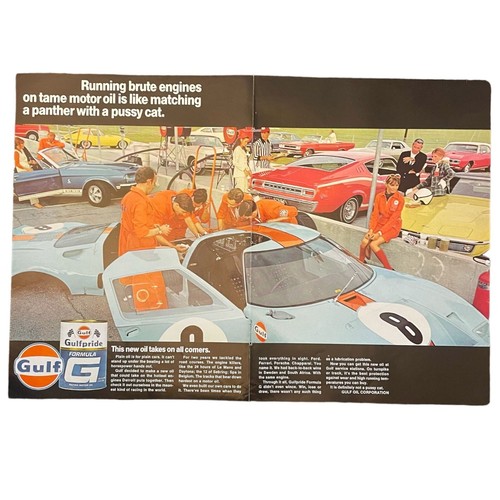 1968 gulf formula oil ford - formula,
