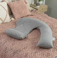 DREAMGENII Maternity Pregnancy Feeding Support PILLOW Grey NEW c Info 