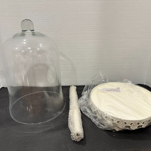 Elements glass domed cake - glass,
