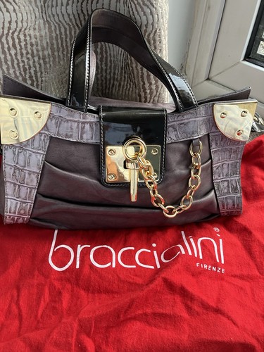 Braccialini taupe leather - taupe, bag