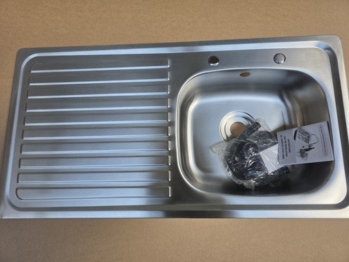 Single bowl inset chrome - single,