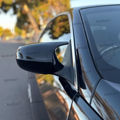 Gloss black wing mirror covers - black,