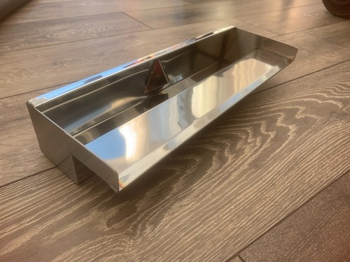 Stainless steel water blade - stainless,
