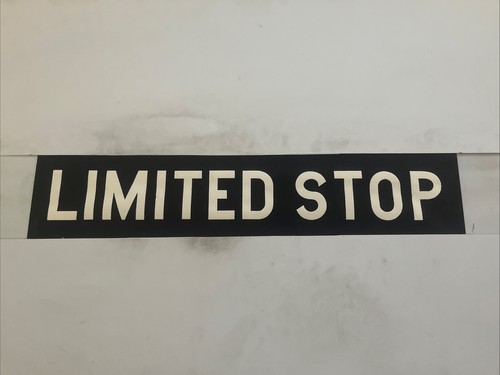 Limited stop birmingham - limited,