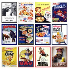 Food Packaging Retro Metal
