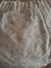 NEXT Children's Nursery Blackout Curtains. White Grey "Little Star" 46in x 72in 