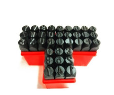 4/6/10MM Numbers Alphabet Letters Punches Set Stamp Metal Die Tool Kit UK