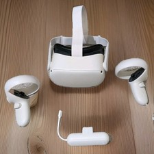 Oculus Meta Quest 2 VR Headset 128GB with 2 Controllers and battery pack