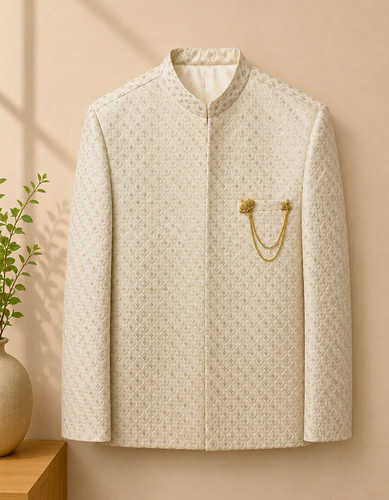 Men white embroidered - men’s,